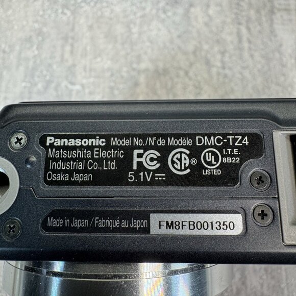 Panasonic Lumix DMC-TZ4 8.1MP Compact Digital Camera  10× Optical Zoom Tested - Picture 5 of 11